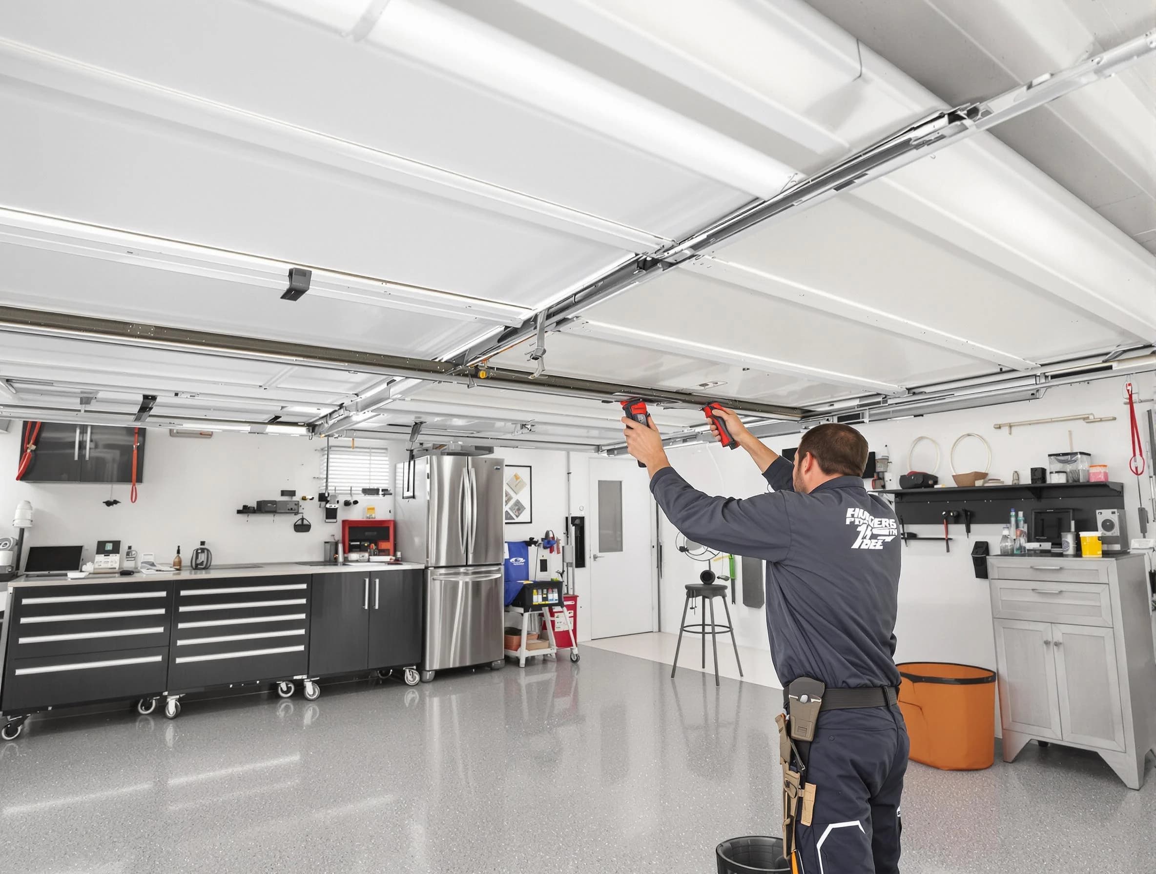 Overhead garage door repair service by New City Garage Door Repair in New City