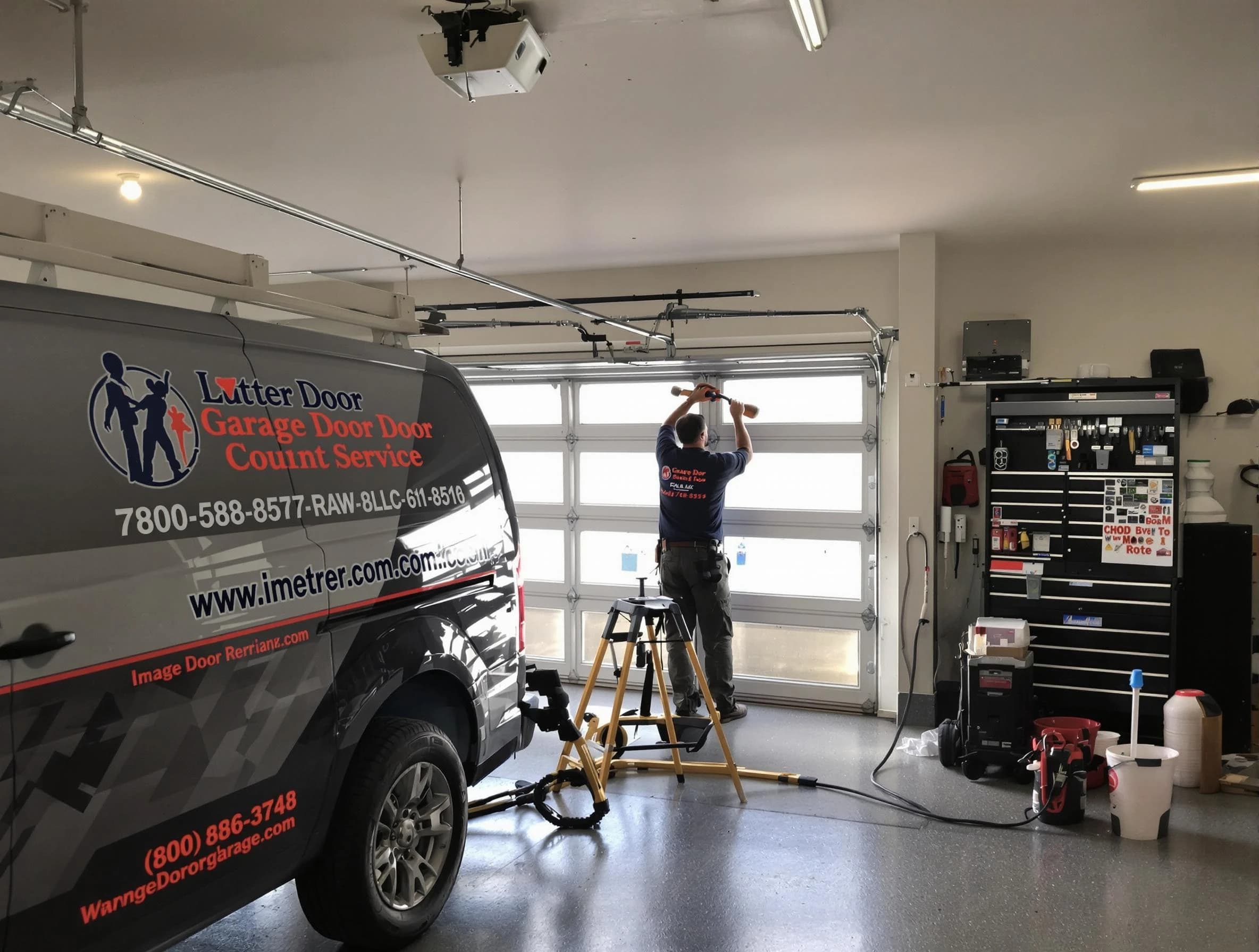 New City Garage Door Repair rapid response team performing same-day repair in New City