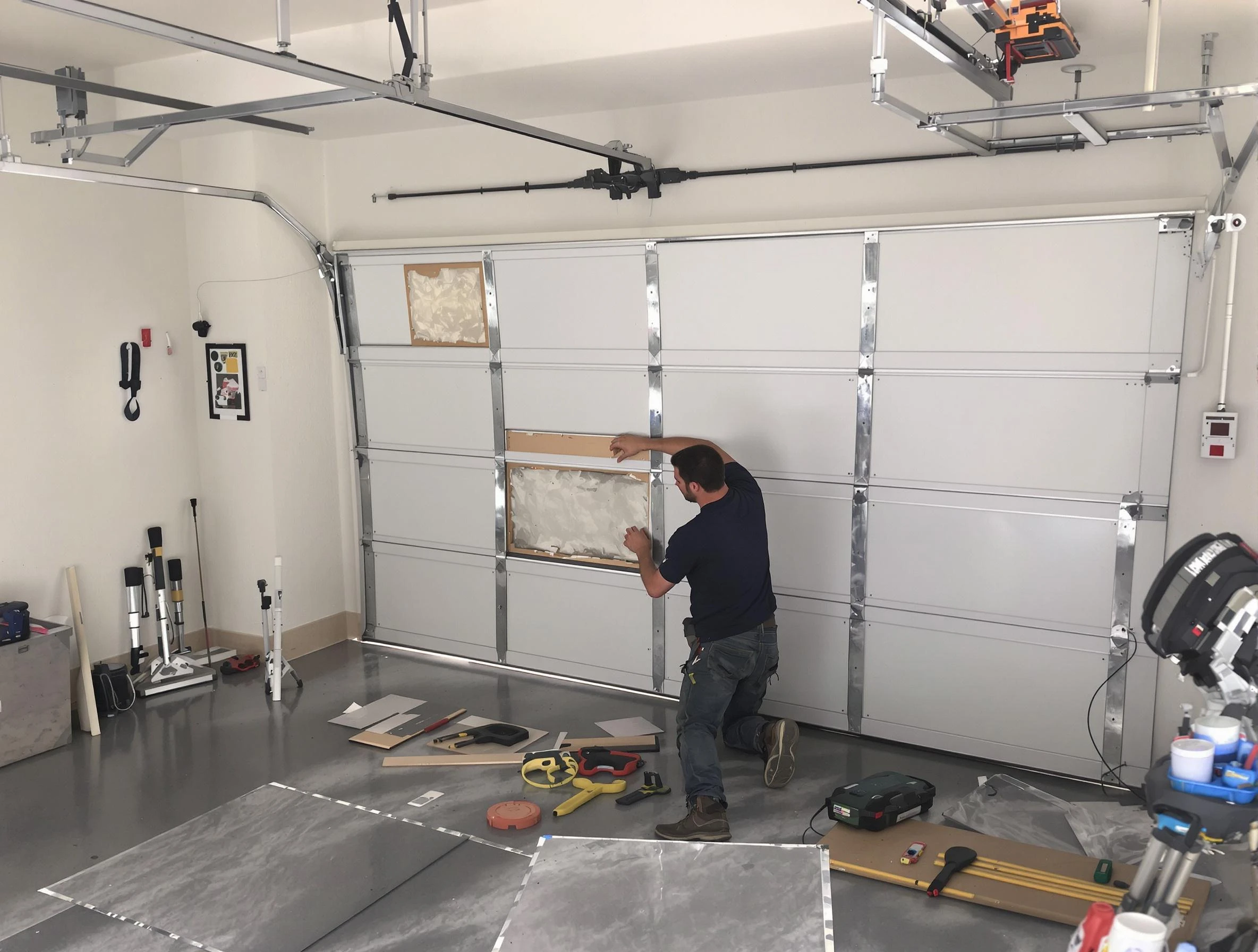 Garage Door Panel Repair in New City