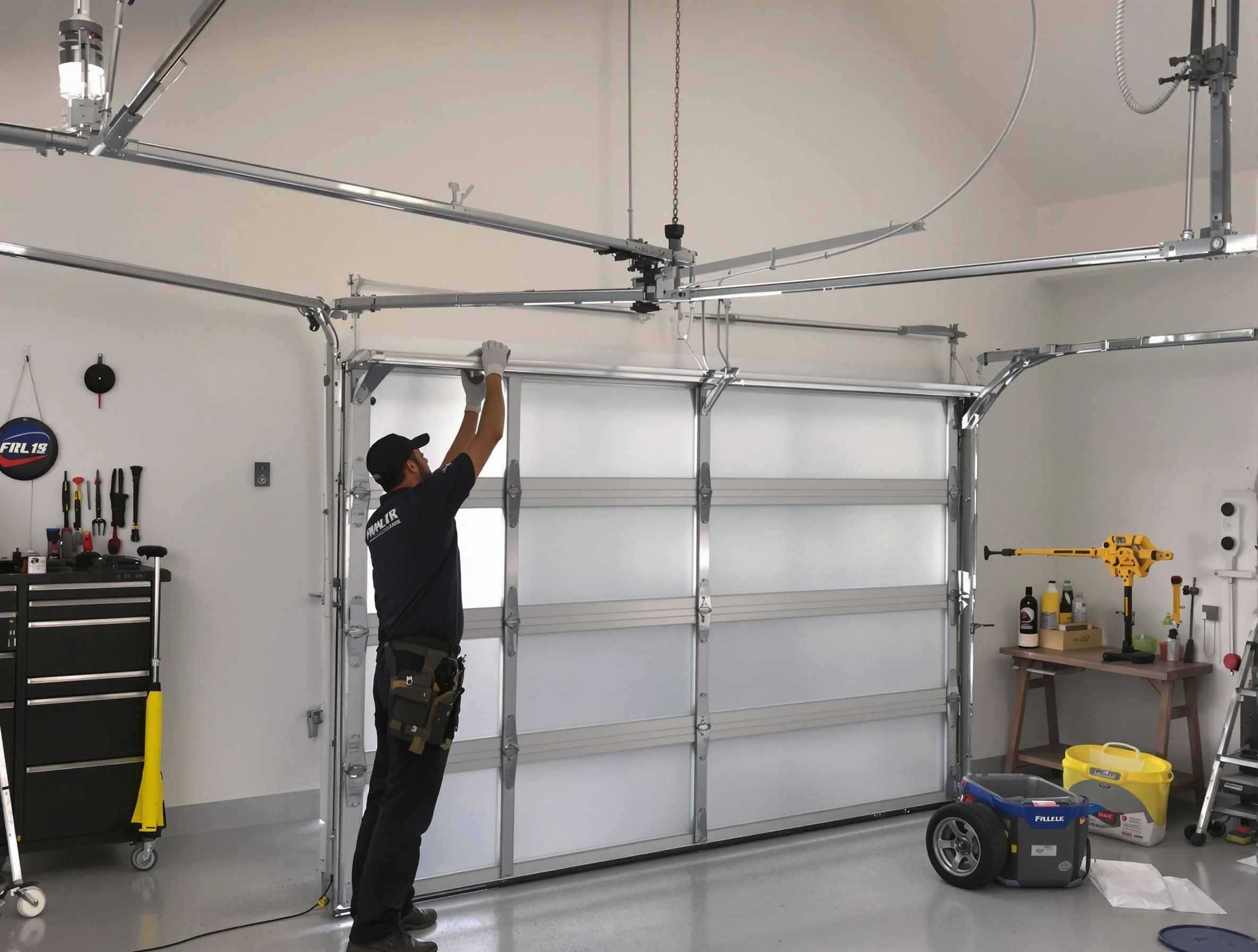 New City Garage Door Repair certified team performing precision garage door installation in New City