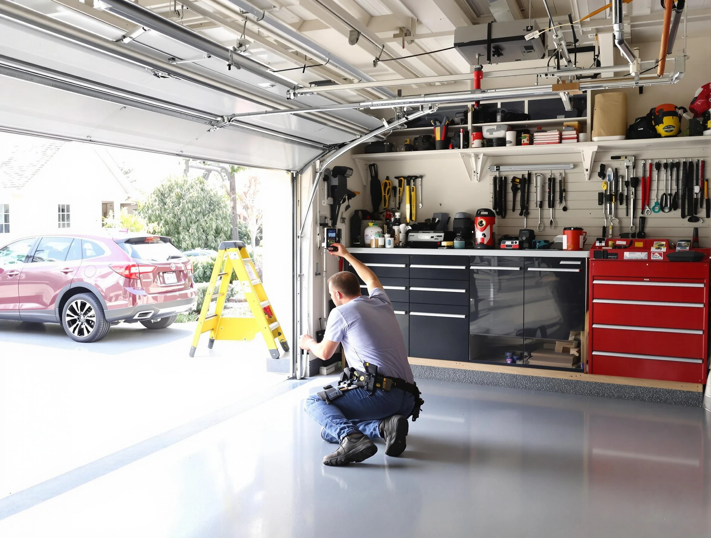 Local garage door repair service by New City Garage Door Repair in New City