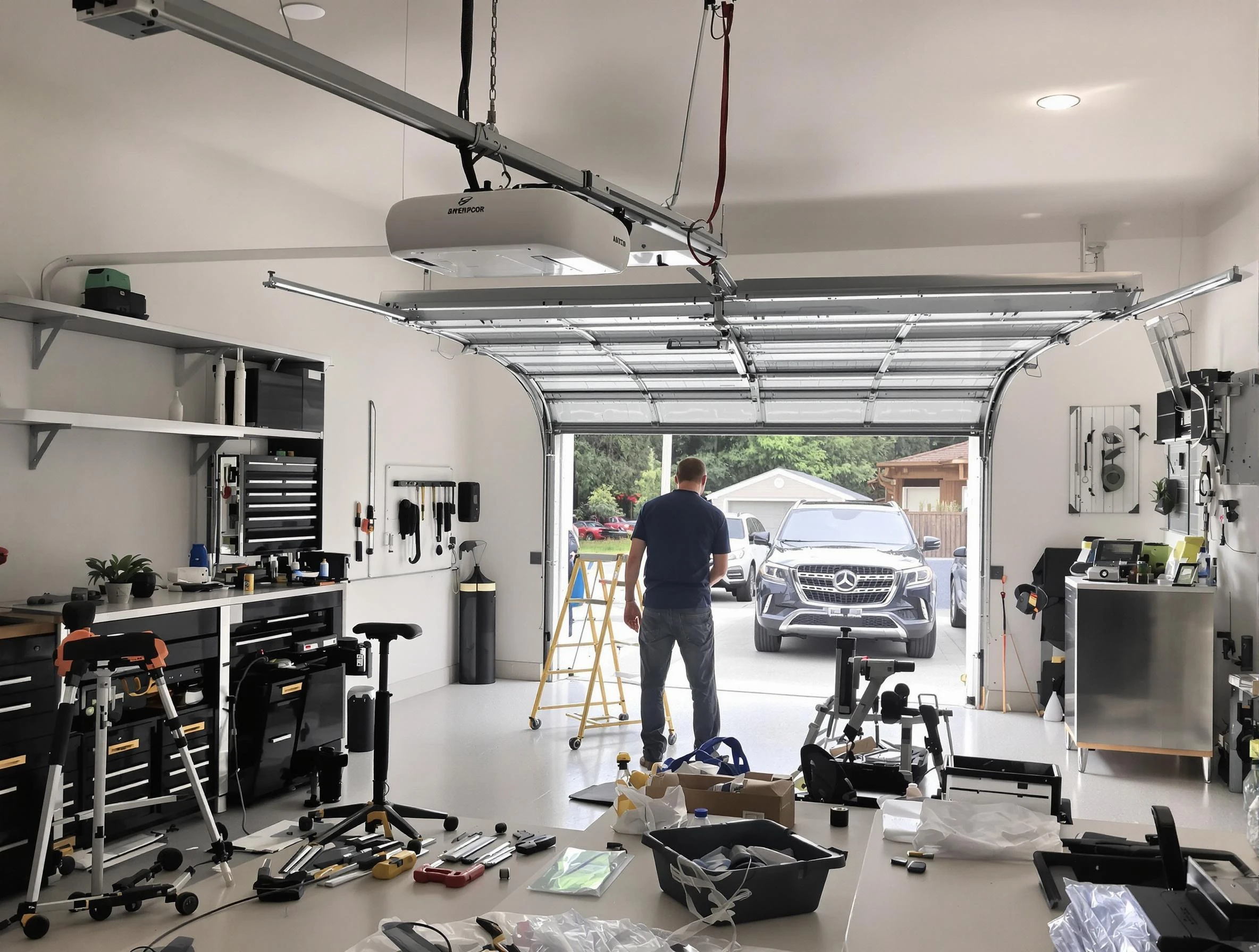 Garage door opener installation by New City Garage Door Repair in New City