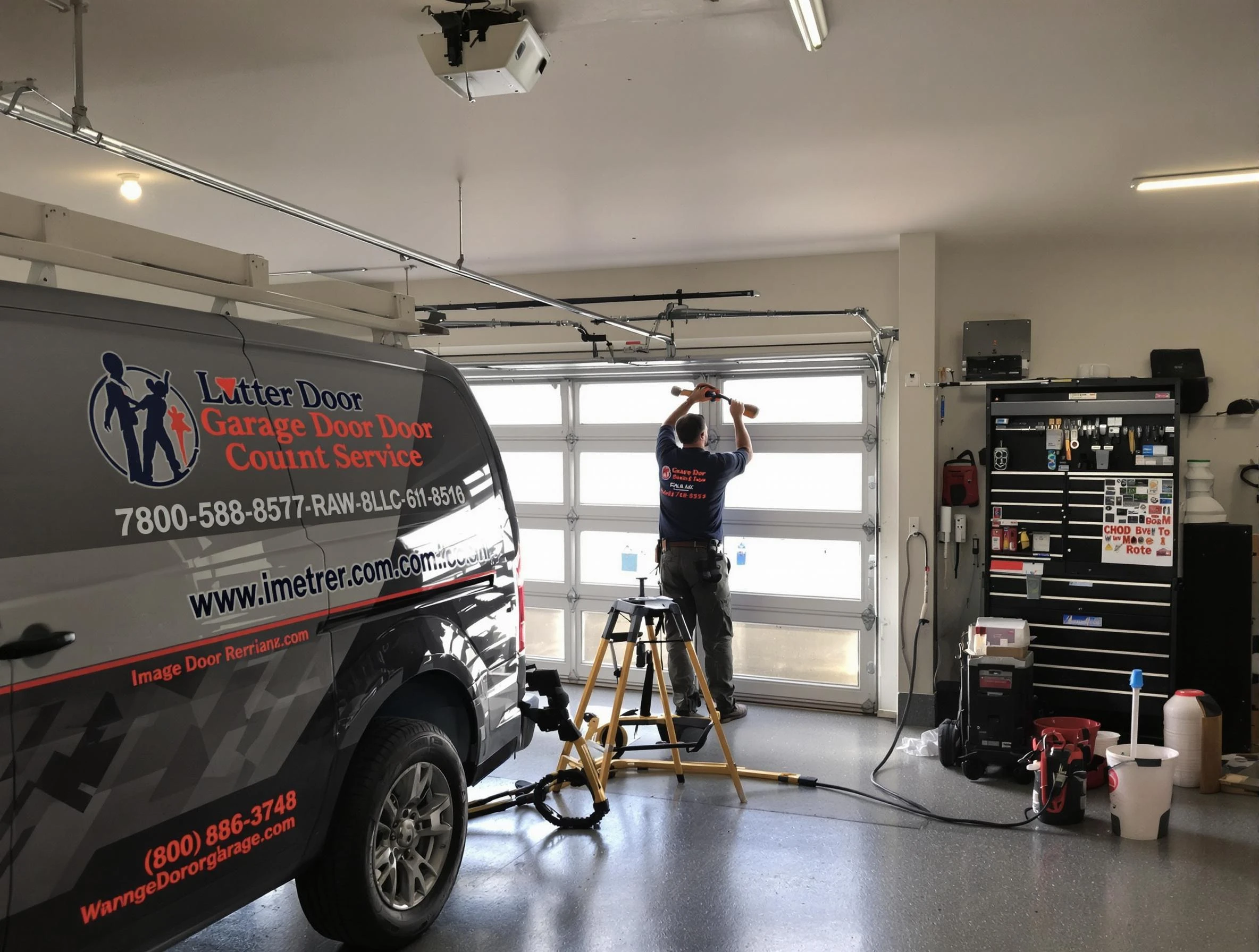 New City Garage Door Repair rapid response team performing same-day repair in New City