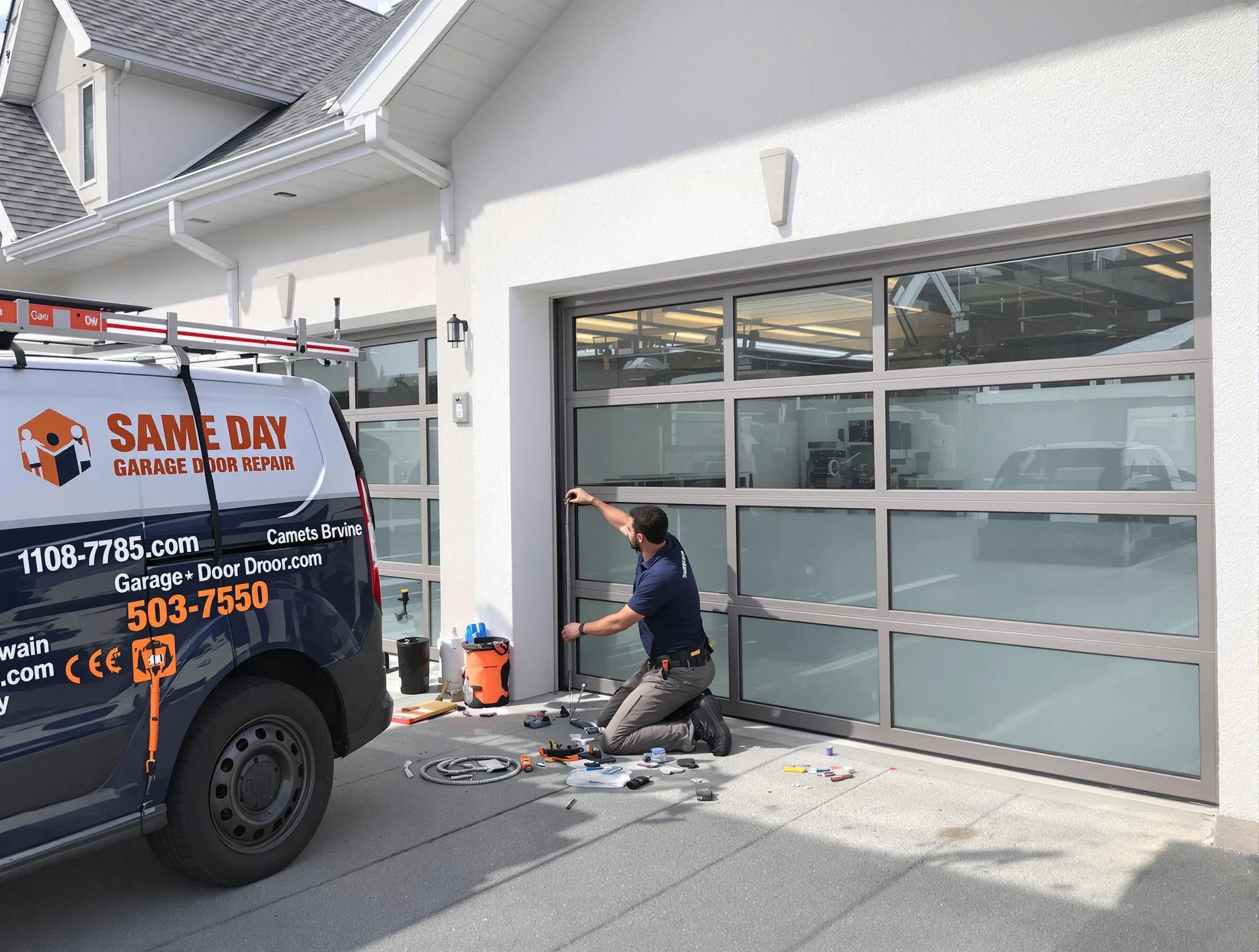 Same-day garage door repair service by New City Garage Door Repair in New City